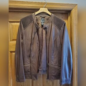 EUC Lane Bryant Faux Leather Jacket Size 18/20.